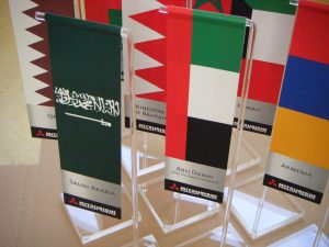 Tableflags Middle Eastern Countries